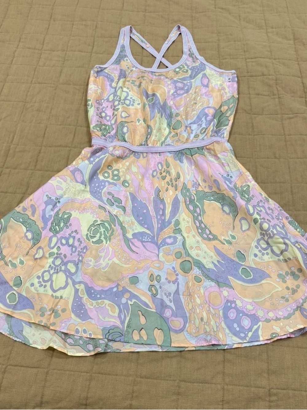 Vintage Armani Exchange 100% Silk Dress Mini 90s Size 6 S/M